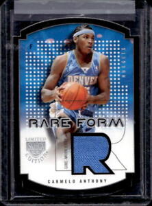 2003-04 Skybox LE Carmelo Anthony Rare Form Game Used Rookie Jersey RC #18/99