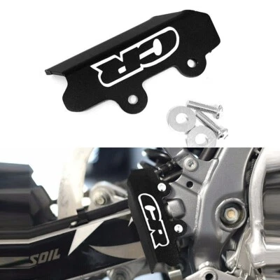 BLACK REAR BRAKE MASTER CYLINDER GUARD PLATE FOR HONDA CR250R CR125R CR500R - Image 1 of 4