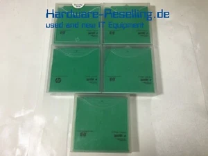 5x HP Ultrium LTO 4 LTO4 C7974A 1,6TB RW avec code barre - Photo 1/2