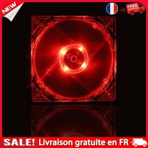 12cm 120mm LED ROUGE 12V 4Pin Boîtier D'ordinateur Refroidisseur CPU Ventilateur - Afbeelding 1 van 8