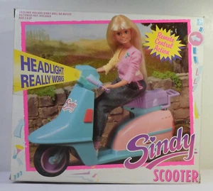 HASBRO VTG 1989 SINDY SCOOTER w/ REMOTE CONTROL EUROPEAN MIP UNUSED NEEDS REPAIR - Picture 1 of 12