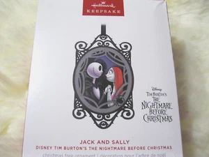 2024 Hallmark JACK AND SALLY TIM BURTON'S NIGHTMARE B4 CHRISTMAS DISNEY DAM BOX - Picture 1 of 1