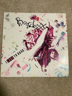 BARDEUX - I LOVE TO BASS - ENIGMA RECORDS 12" SINGLE Free Shipping - Image 1 of 4