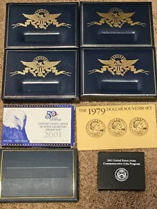 4 Set 1999,2000, 2001, 2002 State Quarter Collection US Commemorative Gallery + - Picture 1 of 24