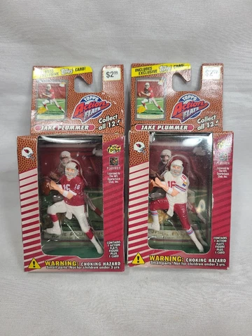 HTF Lot (2) 1999 Jake Plummer #16 Topps Action Flats AZ Cardinals NFL Football Cover
