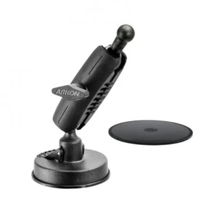 Arkon RM0792517 Sticky Suction Windshield or Dash Car Mount–17mm Ball Compatible - Picture 1 of 4