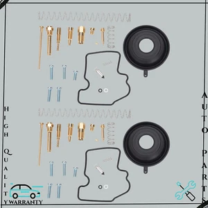 2X Carburetor Rebuild Repair Kit for 05-13 Kawasaki Brute Force 650 KVF650E 4x4 - Picture 1 of 7