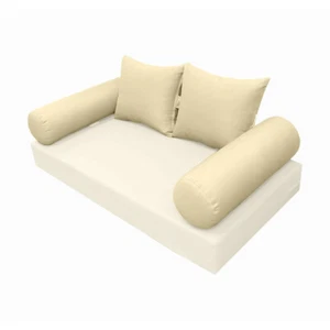 |COVER ONLY| STYLE 4 Queen Bolster Pillow Daybed Porch Swing Knife Edge AD103 - Picture 1 of 13