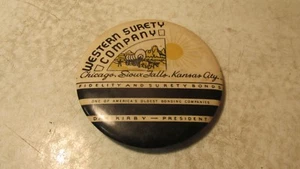 Antiker Western Surety Briefbeschwerer Spiegel - Bild 1 von 2