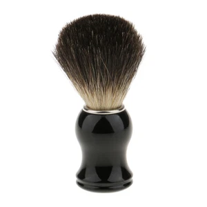 Rasierpinsel aus Dachshaar mit Holzgriff - Herren Männer Pro Shaving Brush - Bild 1 von 6