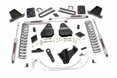 Kit de elevación Rough Country 4d F250 Super Duty 6" sin sobrecargas 11-14 diésel 4x4 Foto 1 de 2