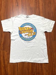 Vintage Back To The Future T Shirt Size L Back To Back Universal Studios 1990 - Picture 1 of 9