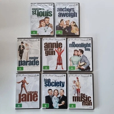 The Great Musicals | 8-Movie Collection (DVD, 8-Disc) NTSC Region 4 [SEALED] - image 1 of 4