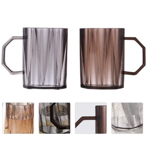 2Pcs Toothbrushing Cup Creative Washing Cup for Bathroom Random Color Wash Cup - Picture 1 of 12