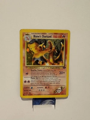 Blaine's Charizard - Unlimited Gym Challenge Holo Rare 2/132 (2000) Pokémon TCG - Image 1 of 4