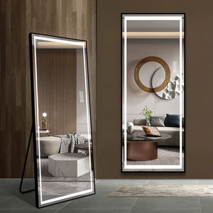 LED Mirror Full Length Mirror with Lights Wide Standing Tall Full Size Mirror fo - Picture 1 of 15