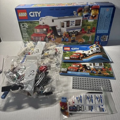 LEGO - CITY - 60182 - PICK-UP & CARAVAN - INCOMPLETE Missing Bag 1 - Image 1 of 4