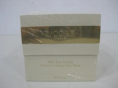 New L'CORE PARIS 24K Nourishing Hydrating Gold Eye Cream 1oz/30ml MSRP$450 - Image 1 of 4