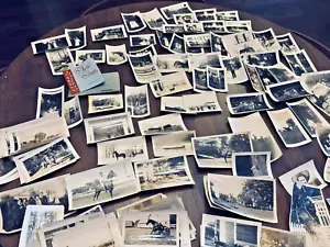 Lotto 130+ Fotografie Quadri Anni 40 50 B&W Famiglia Cavalli Bambini Cani Canoe - Foto 1 di 19