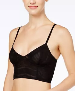 Bralette Free People Elástico Encaje Bustier Negro Talla XS - Imagen 1 de 3