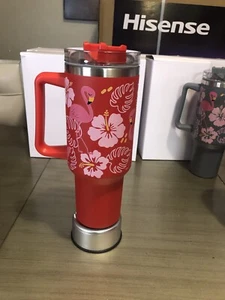 40 oz Tumbler with Straw Stainless Steel Vacuum Insulated Car Mug - Picture 1 of 1