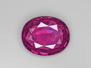 LOTUS Certified AFGHANISTAN Ruby 1.62 Cts Natural Untreated Intense Purplish Red - Picture 1 of 6