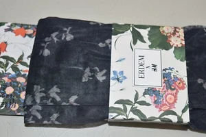 Neuf Erdem X H&M Floral Collant Noir Blanc Xs S M - Picture 1 of 10