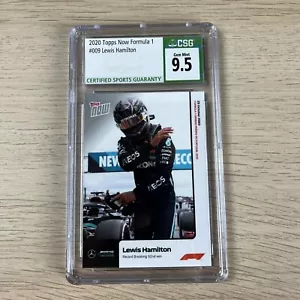 LEWIS HAMILTON 2020 TOPPS NOW F1 FORMULA UNO - CSG 9.5 GEMMA NUOVO DI ZECCA MERCEDES - Foto 1 di 2