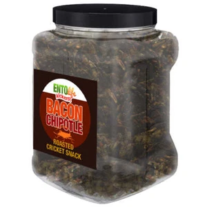 Speck Chipotle aromatisierter Cricket-Snack - Pfundgröße | essbare Insekten, Käfer - Bild 1 von 2