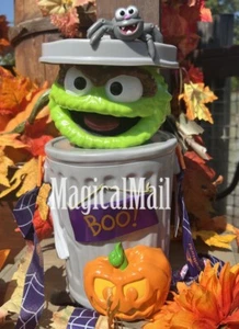 2024 Seaworld Halloween Spooktacular Oscar the Grouch Popcorn Eimer NEU - Bild 1 von 1