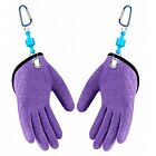 Deep Purple Fishing Gloves Excellent For Catching Perch Pike Trout And More