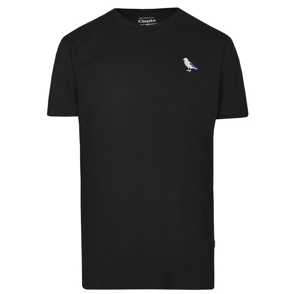 Cleptomanicx Embro Gabbiano Black T-Shirt Foto 1 de 1