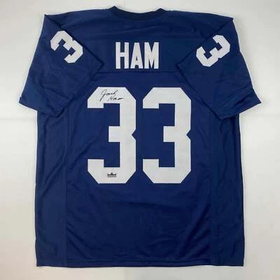 Facsimile Autographed Jack Ham Penn State Blue Reprint Jersey Size Men's XL - Image 1 of 4