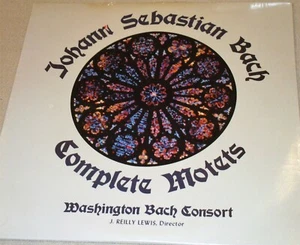 BACH Complete Motets NEW / SEALED1981 2LP Washington Bach Consort - Foto 1 di 2