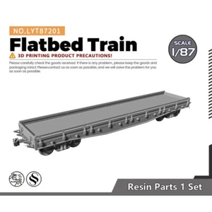 Yao's Studio LYT87201 1/87 Scene Model Flatbed Train - Picture 1 of 2