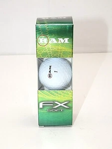 RAM FX Soft Golfbälle Responsive Titanium Innenkern 3er Pack 3 Bälle insgesamt Neu - Bild 1 von 4