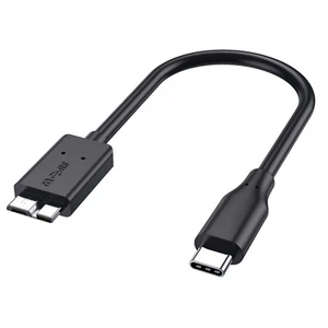 15 inch Micro B to USB Type C 3.1 External Hard Drive Cable Cord MacBook Seagate - Picture 1 of 5