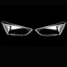 Headlight Headlamp Clear Lens Cover Pair For Hyundai Grand Santa Fe 2013-2016