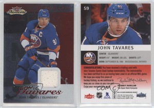 2013-14 Fleer Showcase Jersey Red Glow /36 John Tavares #59