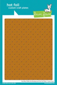 Lawn Fawn Hot Foil Plate - Itsy Bitsy Polka Dot Background LF3452 - Bild 1 von 2