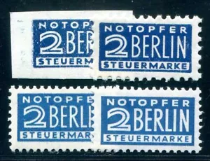BIZONE NOTOPFER 1948 1-2,6,8 ** POSTFRISCH TADELLOS (F8155 - Bild 1 von 2