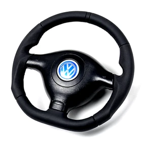 Volant aplati cuir pour VW Golf 4 / Bora / Passat 3B, 3BG - Bild 1 von 3
