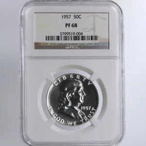 1957 Franklin 50C NGC Certified PF 68 - Picture 1 of 2