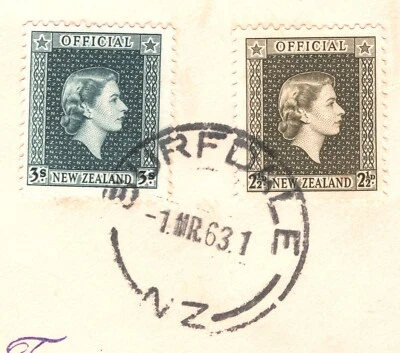 NUEVA ZELANDA QEII FDC 1963 NUEVO 3s Alto Valor *ILUSTRADO* Cubierta Primer Día XJ212 Foto 1 de 4