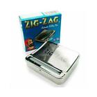 1 Zig Zag TIN Automatic Cigarette Tobacco Rolling Machine Box ZigZag Roller Roll
