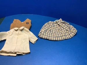 Completo sportivo vintage anni 60 Remco/Barbie 3 pezzi raro gonna a pied de poule - Foto 1 di 2