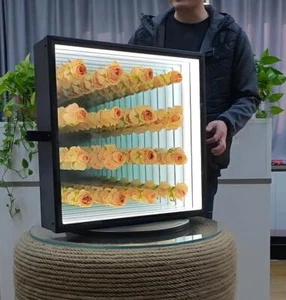 Customized luminous infinity mirror LED sign, bar bedroom restaurant decoration - Picture 1 of 8
