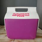 Munchmate Plus Igloo Cooler Personal Lunch Mate Box Push Button White/ Purple