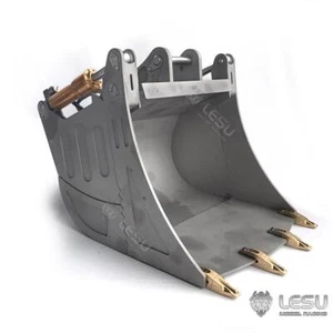 LESU Metal Openable Bucket for 1/14 Hydraulic RC Excavator ET35 B0006 Digger - Picture 1 of 10