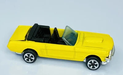 1979 Kidco Tough Wheels Famous Convertibles Yellow '66 Mustang 1/60 No. 151 70s - Image 1 of 4